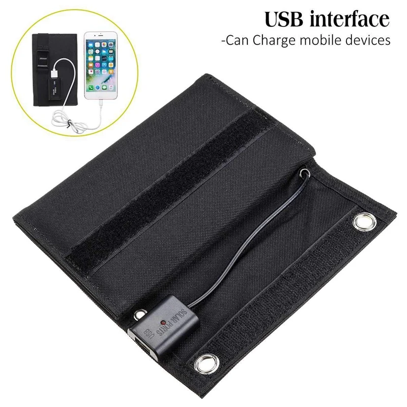 Лучший 20 Вт USB порт солнечная панель s складной водонепроницаемый Солнечная