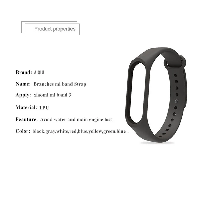 Браслет для mi Band 3 сменный силиконовый ТПУ Браслет спортивные красочные умные часы ремешок для xiaomi mi band 3