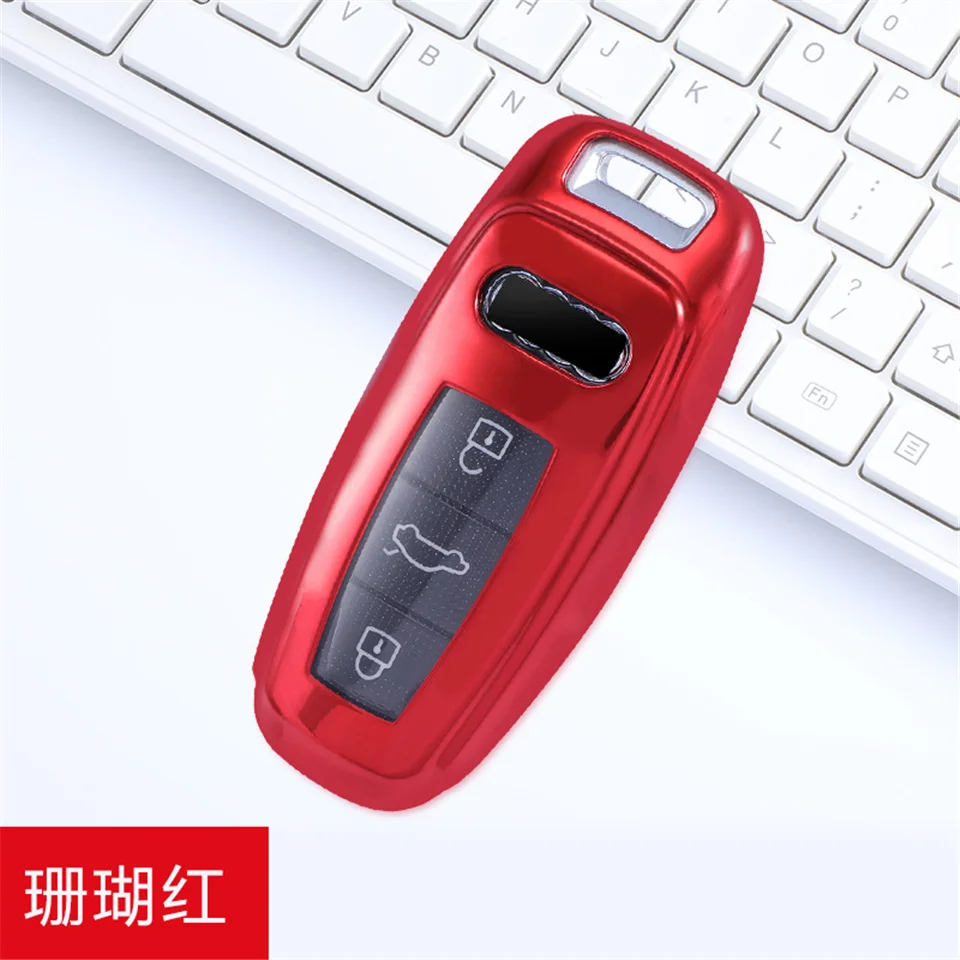 Cover per chiave/telecomando per Audi A1 A3 A4 A5 A6 A7 A8 Quattro Q3 Q5 Q7 2015 2009 2010 2011 2012 2013 2014 16 Cover per chiave/telecomando per Audi A1 A3 A4 A5 A6 A7 A8 Quattro Q3 Q5 Q7 2015 2009 2010 2011 2012 2013 2014 - H8cd8bfa7cf354b9da1a3fc15f64de8b1E