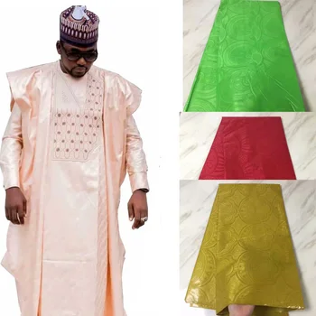 

African Guinea Bazin Brocade Damask Fabric for Femme Robe Bazin Riche Brode Beautiful Atiku Bazin Brode Fabric 5yards