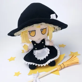 

Anime TouHou Project Kirisame Marisa Short Plush Doll Pillow Cute Toys Cushion Soft Cartoon Birthday Gifts 20cm