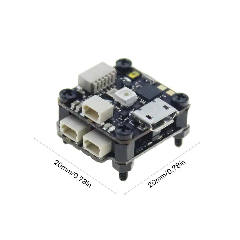 HAKRC F411 1S Flytower Контроллер полета интегрированный OSD 4 в 1 BLHeli 10A ESC Светодиодная лента для FPV RC Дрон