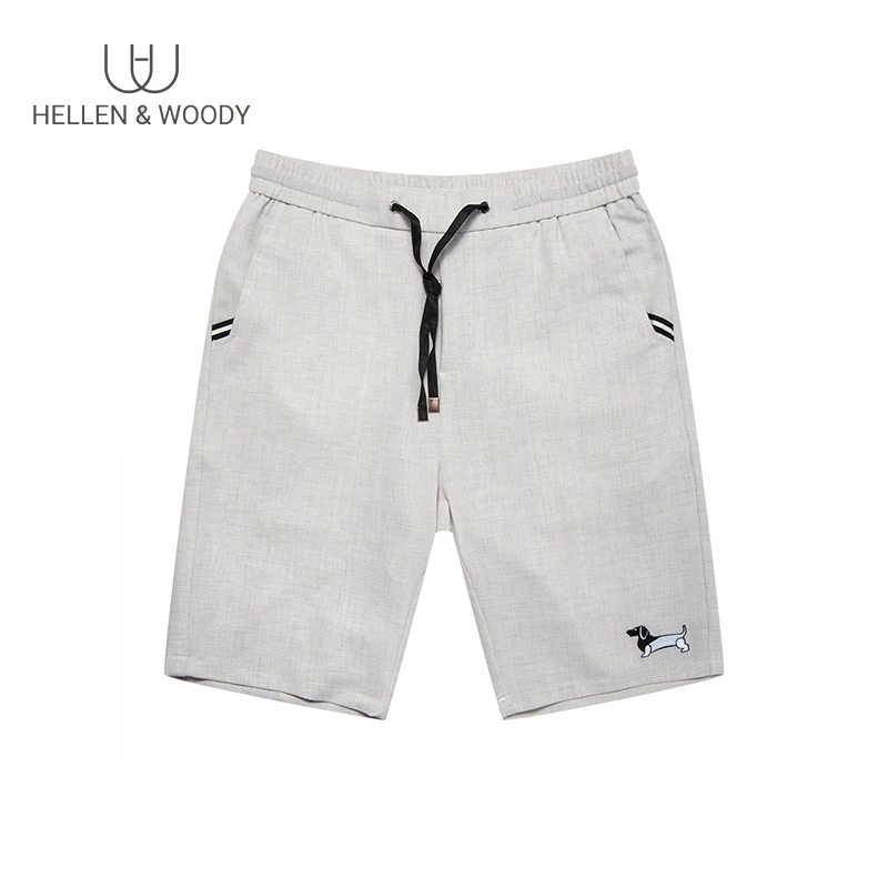 HW мужские повседневные шорты летние новые спортивные стрейч повседневные шорты тип личности тренд свободные мужские пять брюки