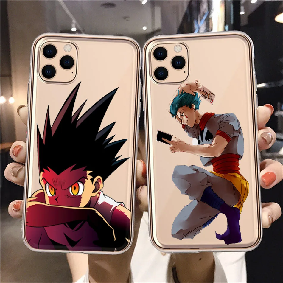 Чехол для телефона Hisoka Hunter X hunter силиконовый прозрачный чехол iPhone 8 7 Plus XR 11 12pro Mini Max