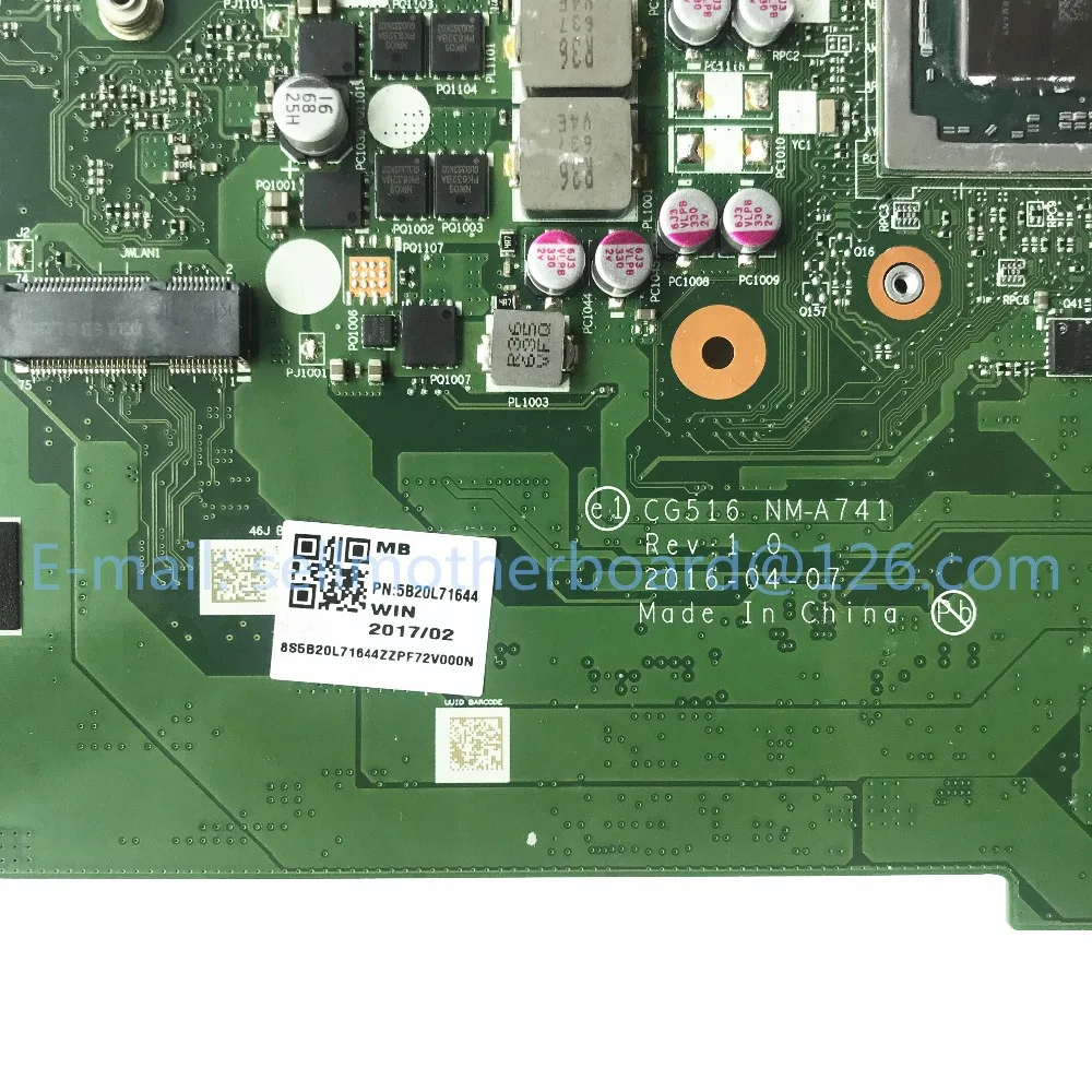 Материнская плата для ноутбука lenovo 310-15ABR 5B20L71644 CG516 NMA741 NM-A741 с процессором A12-9700P 2,5 ГГц 4 Гб ОЗУ протестированная Быстрая