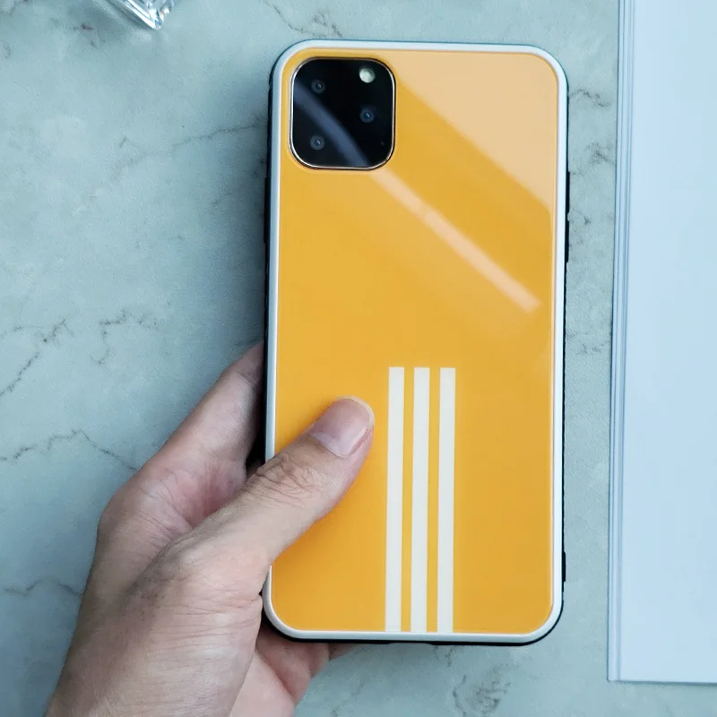 as photo Новое поступление iphone11 Чехол для мобильного телефона из закаленного стекла для iphone11R мраморный английский Iphone11MAX - Color: as photo