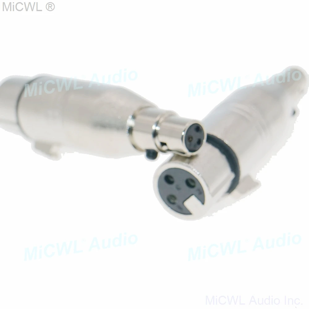 Pro адаптер Sennheiser 3 5 мм штекер с XLR 3Pin mini Shure 4Pin AKG 3in на гнездовой разъем