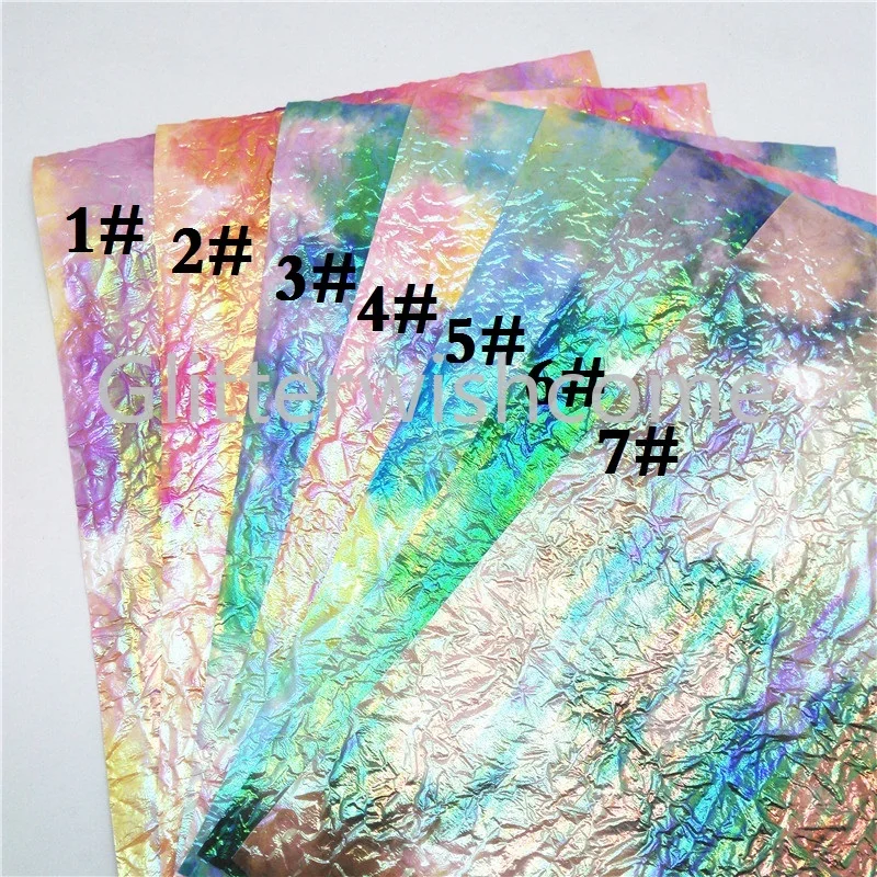 Glitterwishcome 21X29 см A4 размер винил для бантов Winkle тиснение Синтетическая кожа искусственная кожа листы для бантов, GM707B