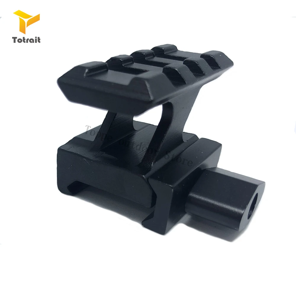 

TOtrait 3 Slot 20mm Picatinny Rail Weaver Adapter Riser mount Rail Base QD Lockdown Series Lightweigh 3 Picatinny Rail Slots