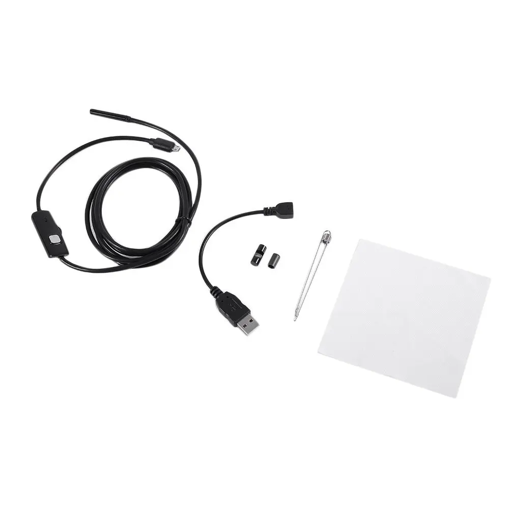 720P трубчатый эндоскоп 5 мм 2 м микро USB HD камера бороскоп инспекции для ПК Android