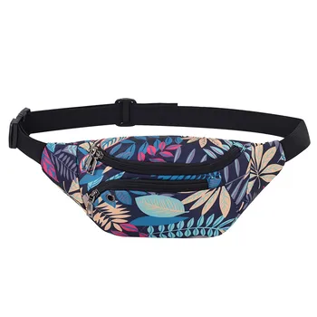 

Waterproof Nylon waist bags Women Shoulder Bag Double Zipper Chest Bag Waist Pack Phone Pocket Coin Purse Bolso Cintura Mujer