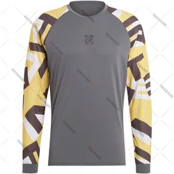 Fifty Men's Off-Road Endurance Jerseys DH Mountain Bike Downhill BMX Quick-Drying Sweatshirt MTB Breathable Quick-Drying T-Shirt