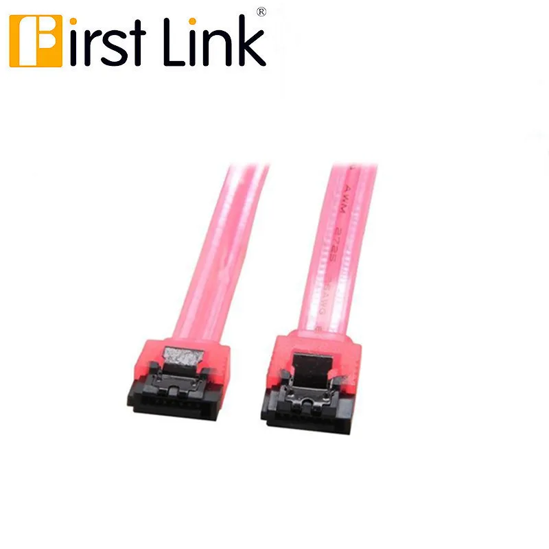 

SATA3 Serial ATA Data Cable with Lockout Lock for PC Laptop SATA 3.0 SATAIII 6Gbps HDD Hard Drive / SSD-UV Red
