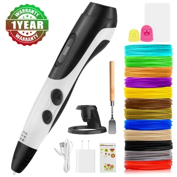 

3D Pen DIY 3D Printing Pen With PLA Filament 3D Printer Pen Creative Toys Birthday Gifts For Kids