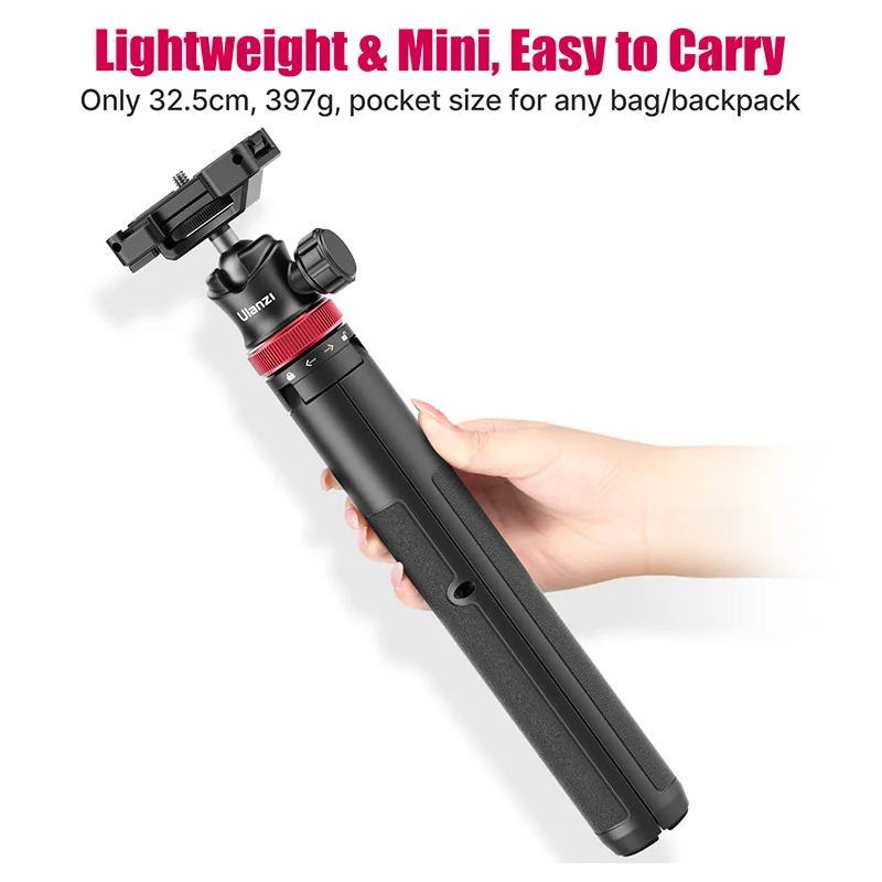 Tripé para Câmera Extensor com Suporte para Celular e Disparo Dslr de 42 Polegadas Ulanzi Vertical - Image 3