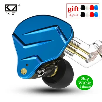 

KZ ZSN PRO 1BA+1DD Hybrid technology HIFI Metal In Ear Earphones Bass Earbud Sport Noise Cancelling Headset ZS10 PRO ZST AS10