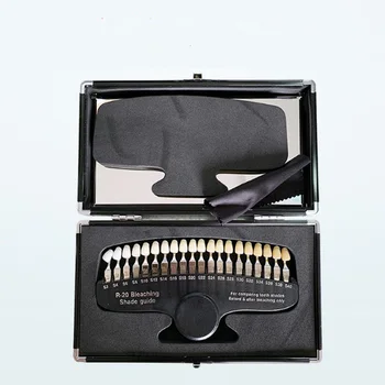 

Color Palette Teeth Whitening Tooth Whitener for Compared Contrast Dental Appliance Fast Shipping R-20 Bleaching with Mirror