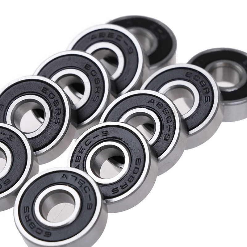Черный для ABEC 9 высокопроизводительный Подшипник колеса скейтборда скутера 10