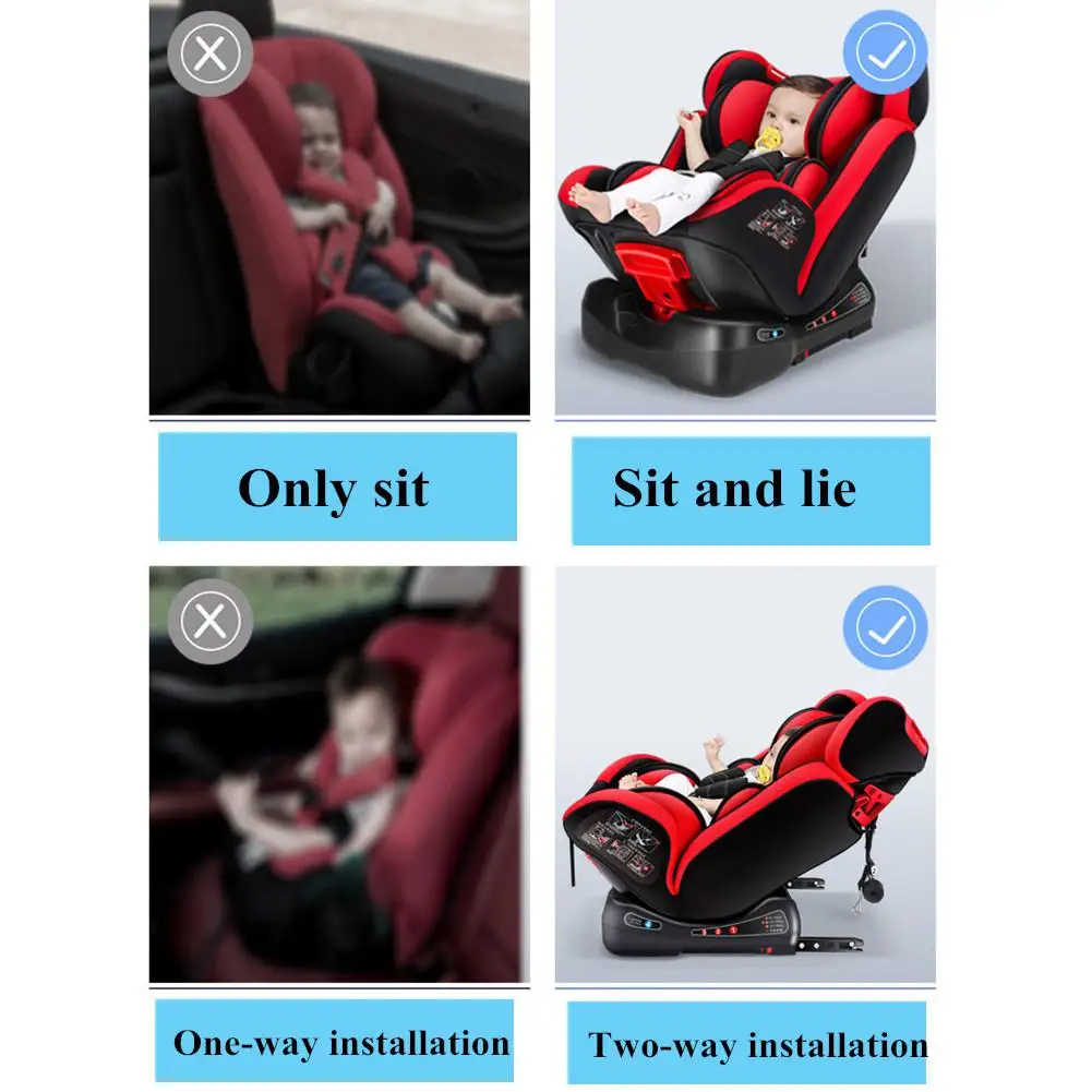 Kidlove 0-12-Yaer-Old портативное детское автокресло с жестким интерфейсом ISOFIX детское сиденье безопасности автомобиля