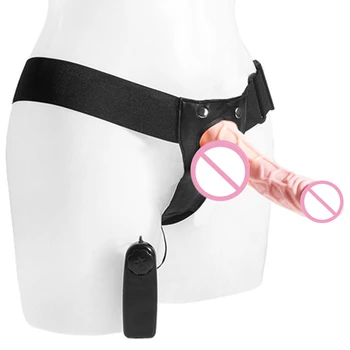 Strap on Big Realistic Dildos Penis Anal Plug Vibrator Adult Sex Toys Shop Masturbation For Woman Men Couples Lesbian Gay Female 4