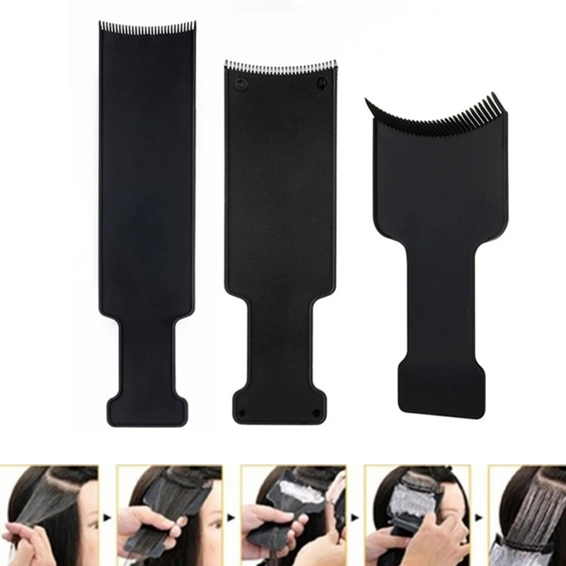 

Professional Salon Hairdressing Hair Applicator Brush Dispensing Salon Hair Coloring Dyeing Pick Color Board Hair Styling Tool