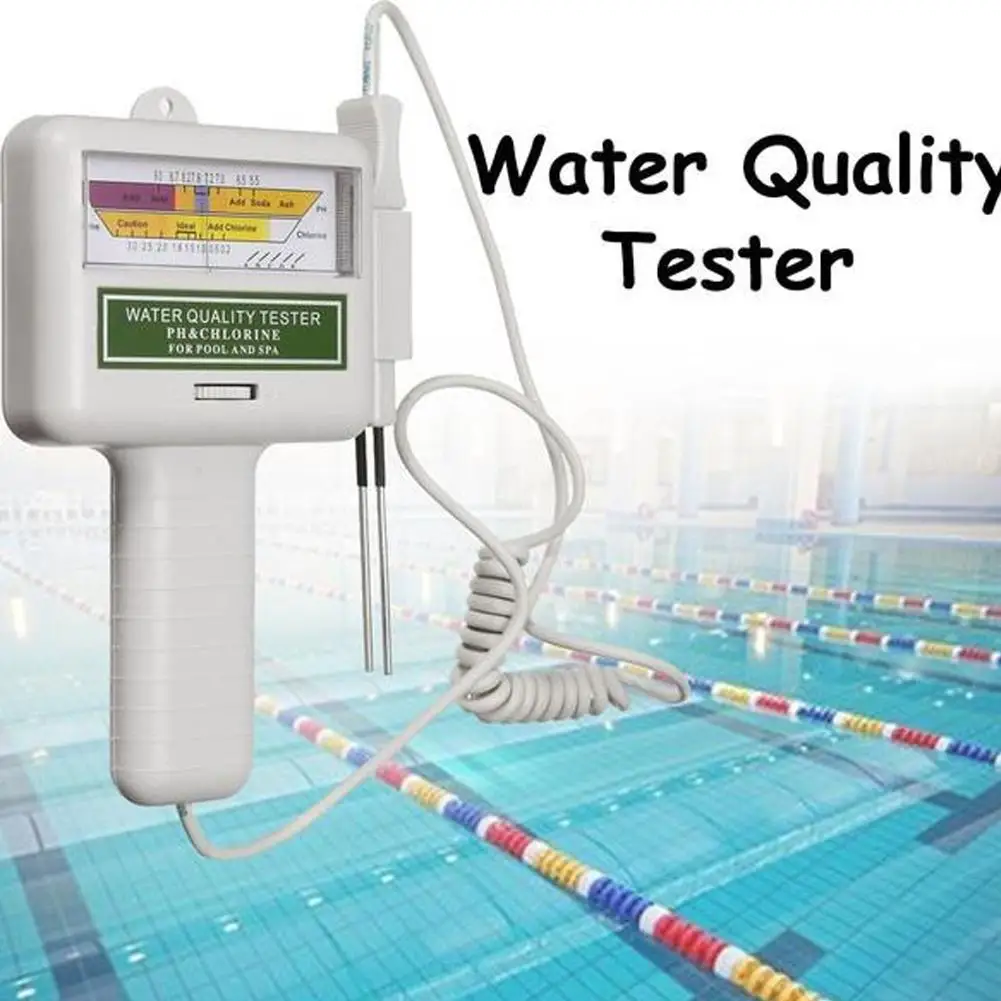 

PC101 PH Meter Portable Measure Water Quality PH CL2 Chlorine Tester Level Meter PH Tester For Swimming Pool Spa Aquarium 2019