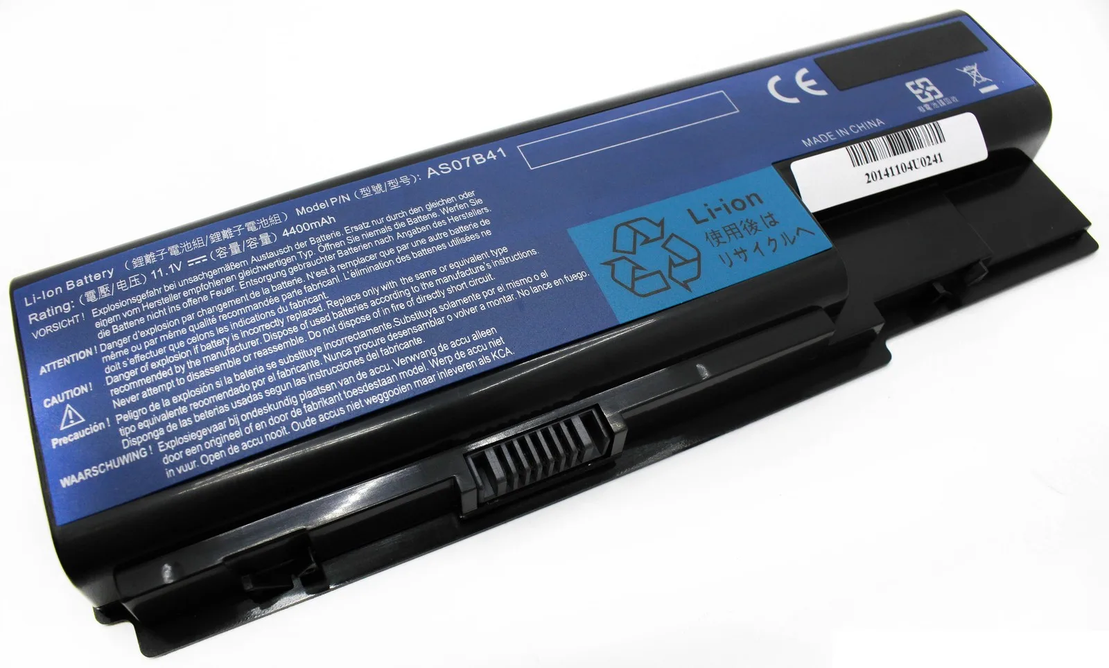 Аккумулятор для ноутбука Acer Aspire 8735G 7735G 8735ZG 7735ZG 5910G 5520 5530 ( 4400mAh) P/N: 934T2180F AS07B31 AS07B32 AS07B4