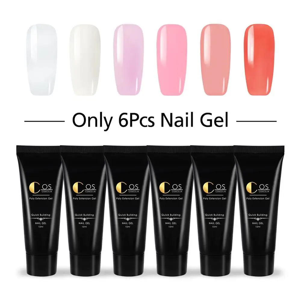 only gel kit Маникюрный набор Гель-лак для ногтей Набор для маникюра Гель-лак полигель Строительный набор для дизайна ногтей 36 Вт УФ лампа Сушилка для ногтей расширительные инструменты - Цвет: only gel kit