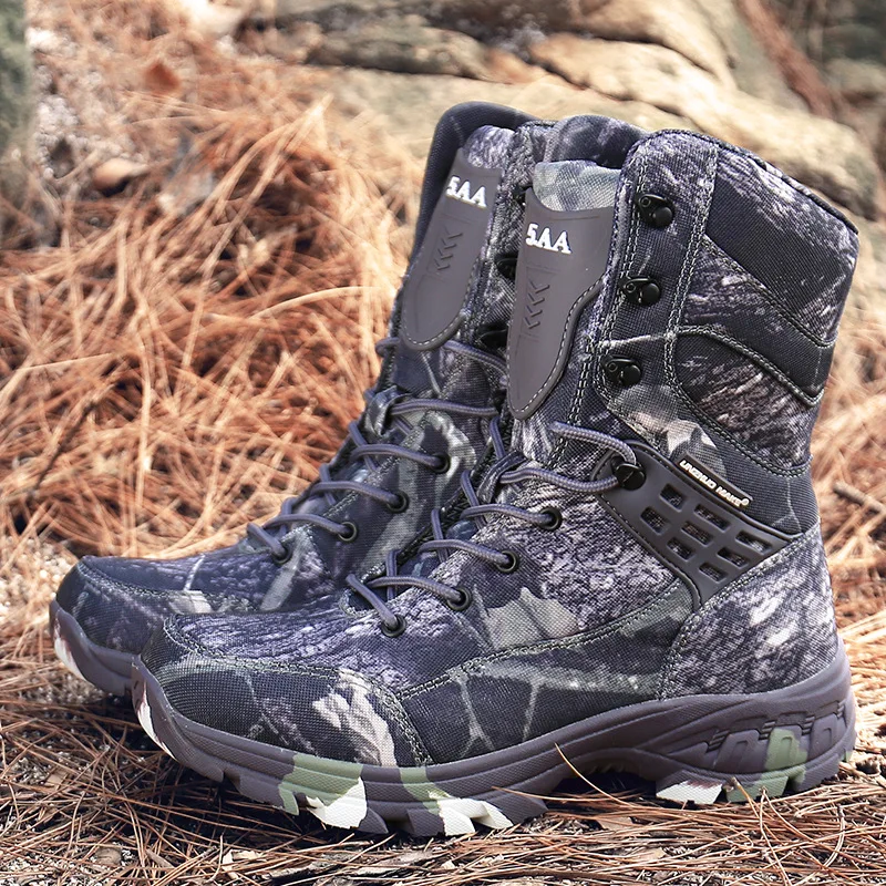 

2019 Hot Selling Four Seasons Hight-top Martin Boots Outdoor Sports Anti-slip Worker Boot Casual Mountain Climbing Men's Boot