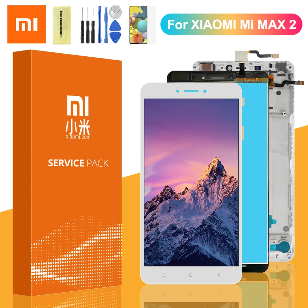 ЖК-дисплей для XIAOMI Mi MAX 2 сенсорный экран дигитайзер в сборе Замена ЖК-экрана Xiaomi