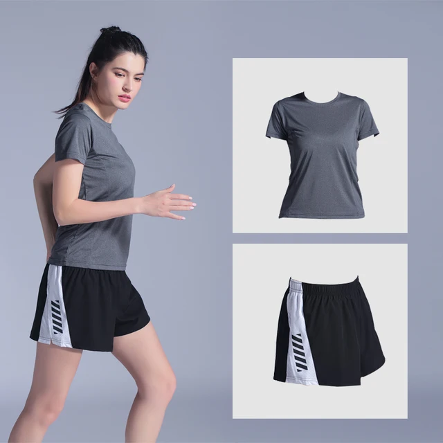 New Short Sleeve Yoga Top Sport Shirt Women Summer Breathable Fitness T shirt Gym Clothes Sportwear