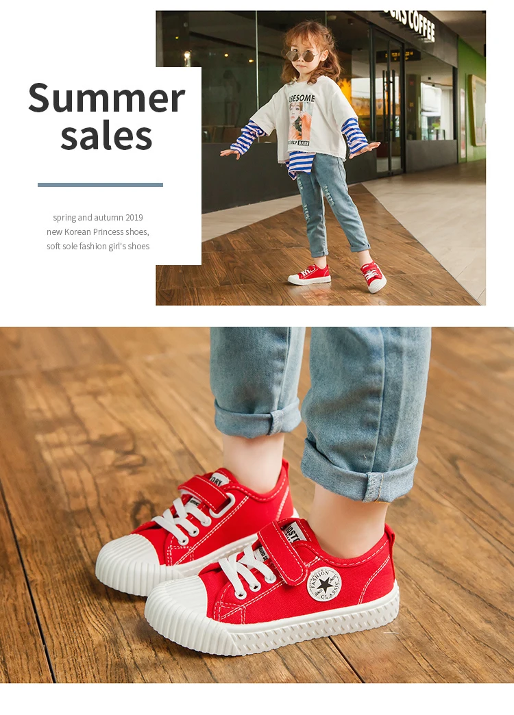 JGSHOWKITO Fashion Brand New Unisex Kids Shoes For Boys Girls Children Casual Sneakers Candy Color Sneakers Classic Running Flat