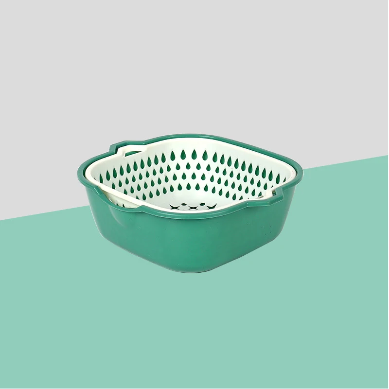 Panier de vidange multifonctionnel, pour le lavage des fruits et légumes,  passoire, Classification du bassin, outil de stockage, Gadget de cuisine,  1/3 pièces - AliExpress