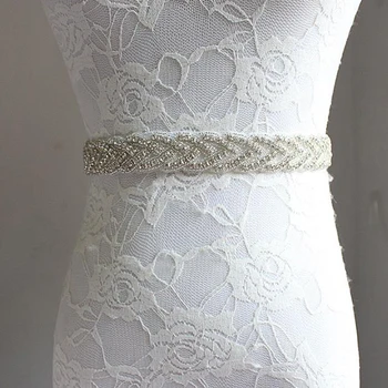 

GAOKE handmade wedding belt crystal rhinestone girdle