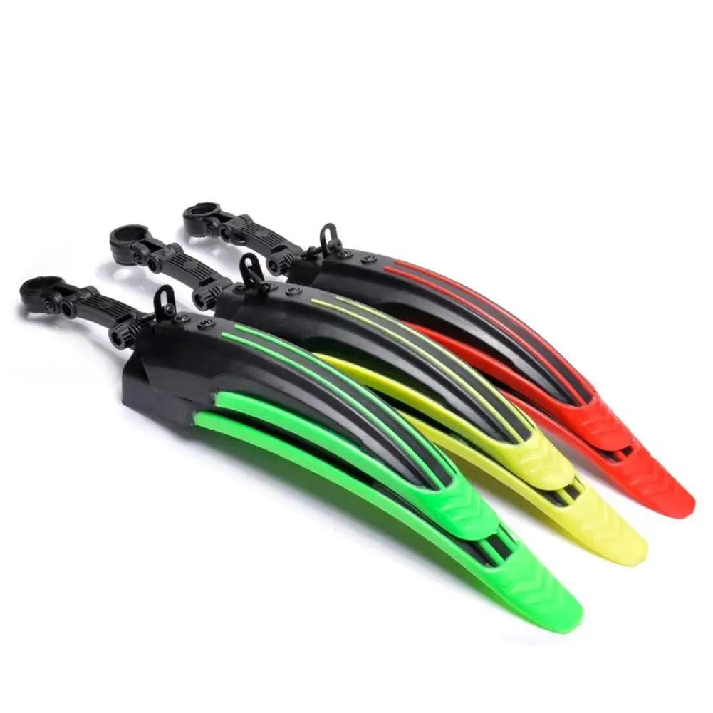 

2PCS Cycling MTB Bicycle Mud-Guard Tire Fender Mountain Bike Front + Rear Wheel Mud Guard Set Easy Fix Road Bike Fender Set