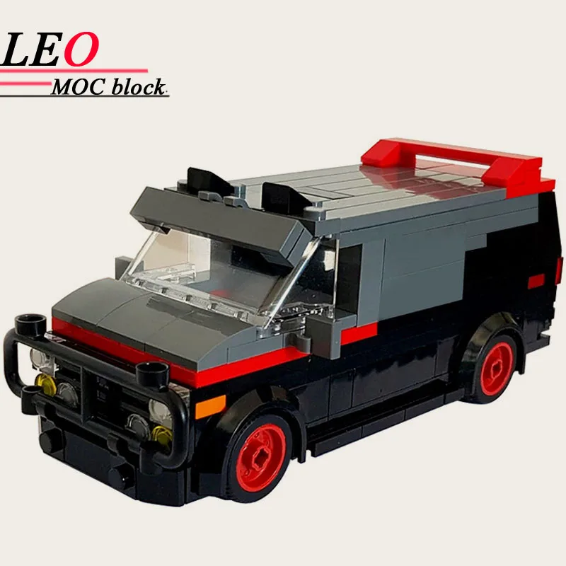 A-Team ван в minifig специальный автомобиль Пожарная машина с ракетной установкой