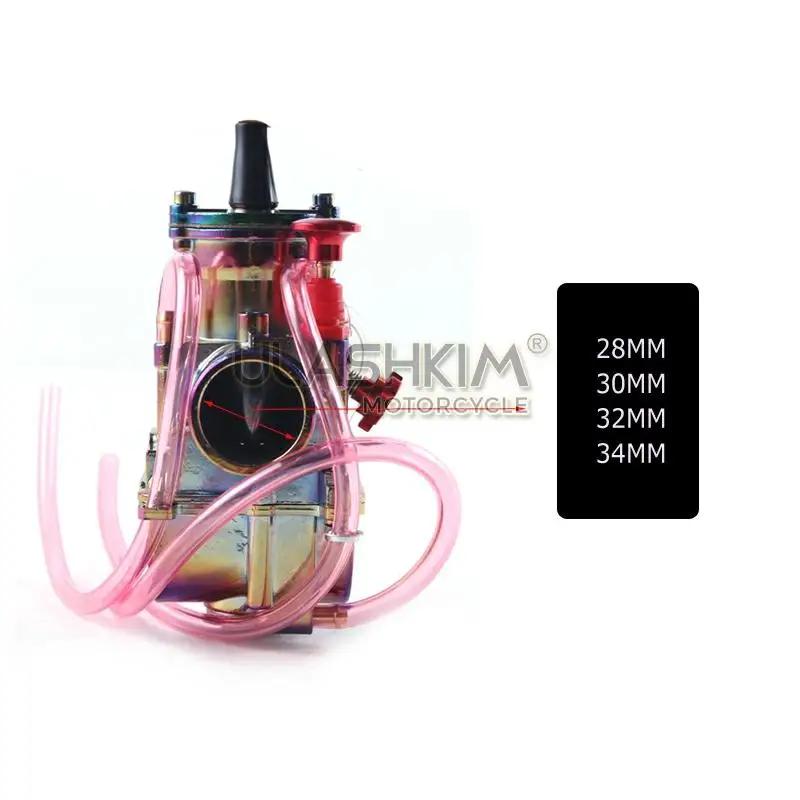 Многоцветный PWK 28 30 32 34 карбюратор Carburador с мощной струей ATV Kart Dirt Bike Fit On 4T Racing Motor Q