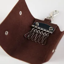 Автомобильный брелок для ключей из искусственной кожи, чехол-кошелек B88