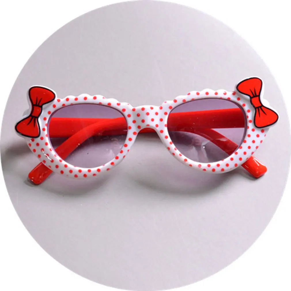 

Korean Style Anti-UV Bow-knot Children's Sunglasses Baby Glasses kids Sunglasses Boys Girls Color Film eyewear outdoor