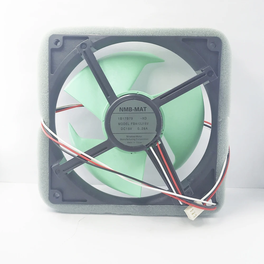 New Original NMB FBA12J15V 12.5CM DC 15V 0.28A for refrigerator cooling fan |