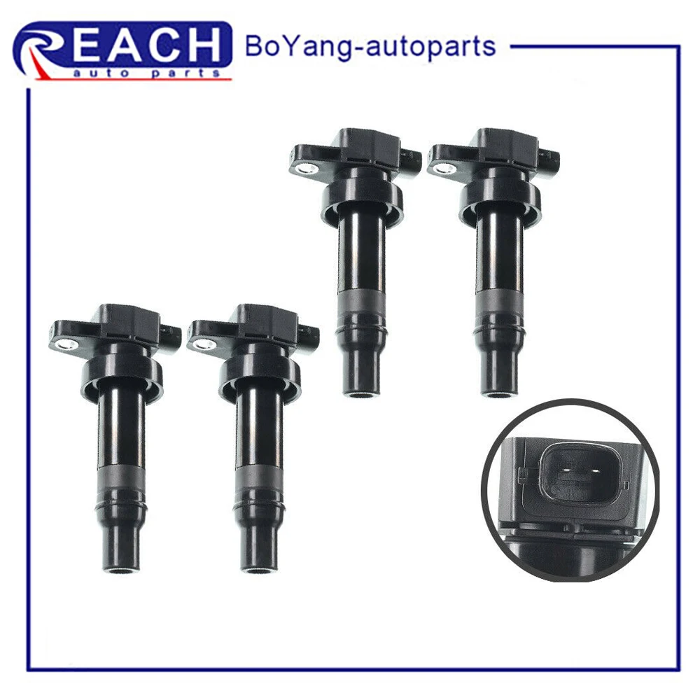 

4pcs Ignition Coil Assembly for Hyundai Kia Motor 2010 2011 Kia Soul 1.6L 27301-2B010 273012B010 UF-636 Car Replacement Parts