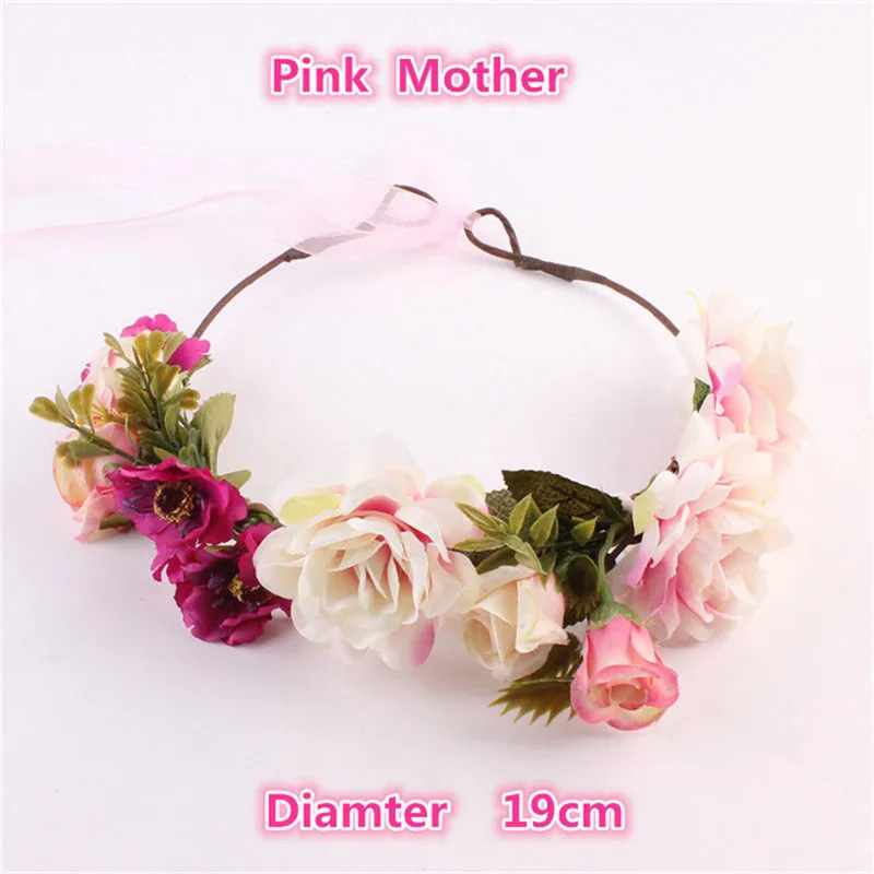 Pudcoco Горячая Продажа Модные женские дети девушки свадьба цветок волосы гирлянды