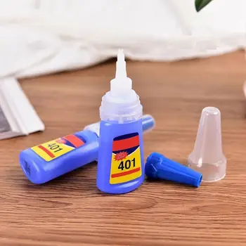 

1pc Super Glue Instant Adhesive 20g 401 Quick-drying Leather Office 20g Glue Craft Rubber Bond Strong Supplies Fast DiY G5E3
