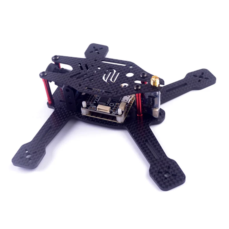 Квадрокоптер DIY FPV mini quad inside racing drone Alien 130 мм 160 беспилотник с рамкой из чистого