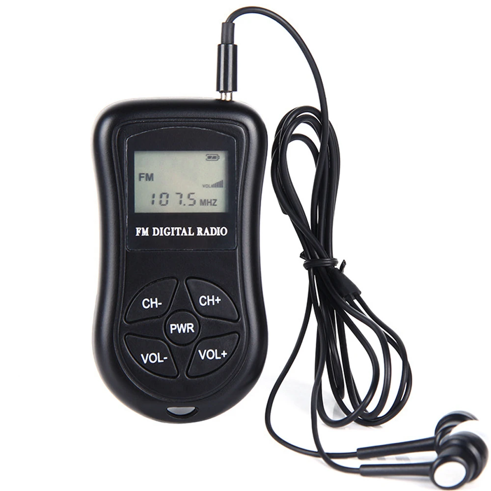 Digital Radio Fm Portable Mini | Fm Radio Audio Earphone | Personal Fm Radio  | Jinserta - Radio - Aliexpress