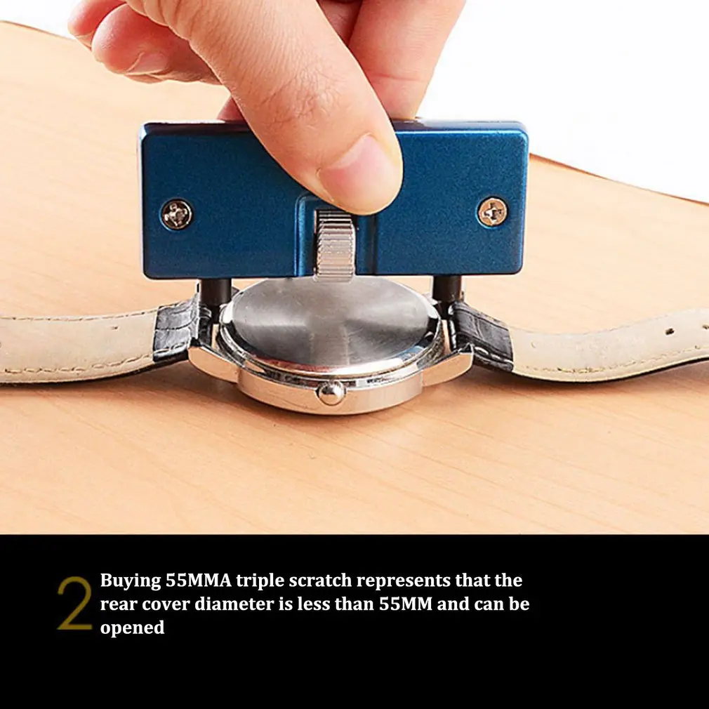 Portable Two-Legged Large Mouth Repair Table Tool Open Meter Opener Cover Double Head Open Table Cover 2019 Blue Color