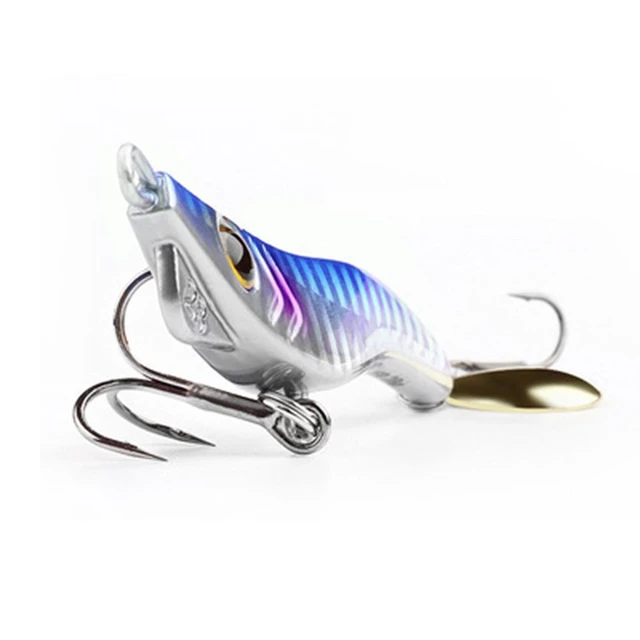 2021 New Metal Shrimp Fishing Lure Jig Pike Spinners 13g 19g Jig Baits With  4d Eyes Luminous Jigging Bait 1piece/lot Vib Lures - Fishing Lures -  AliExpress