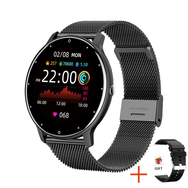 New Smart Watch Men Full Touch Screen Sports Fitness Watch IP67 Waterproof Bluetooth Smartwatch Men For Xiaomi Android ios