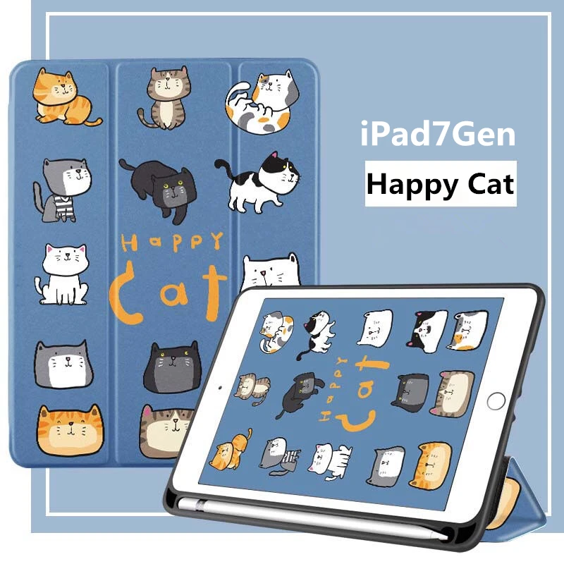 Тонкий умный чехол для iPad 10 2 2019 мягкая задняя крышка из ТПУ Apple 7 го поколения A2200