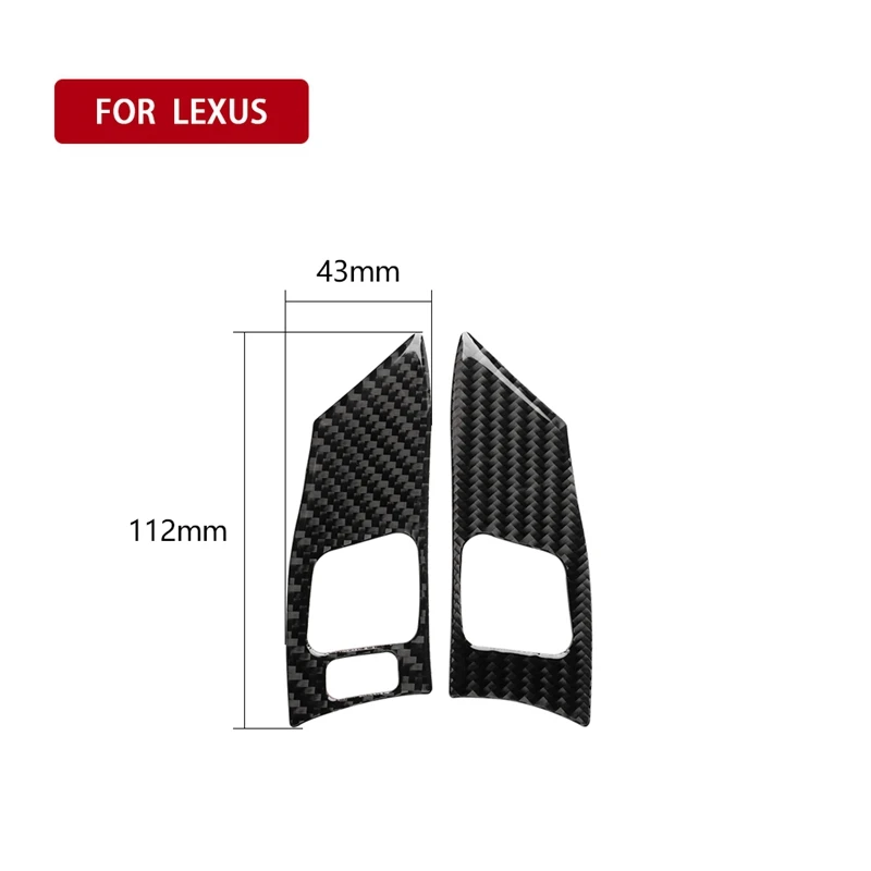 Для LEXUS IS250 300 350C 2006-2012 углеродное волокно рулевое колесо Кнопка рамка отделка